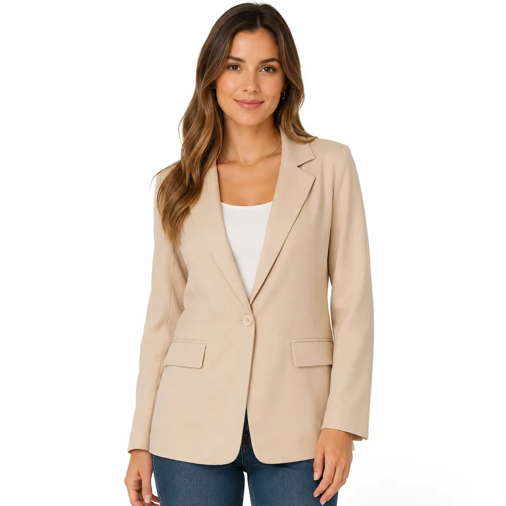 Blazer Feminino Alfaiataria Clássico .A52166