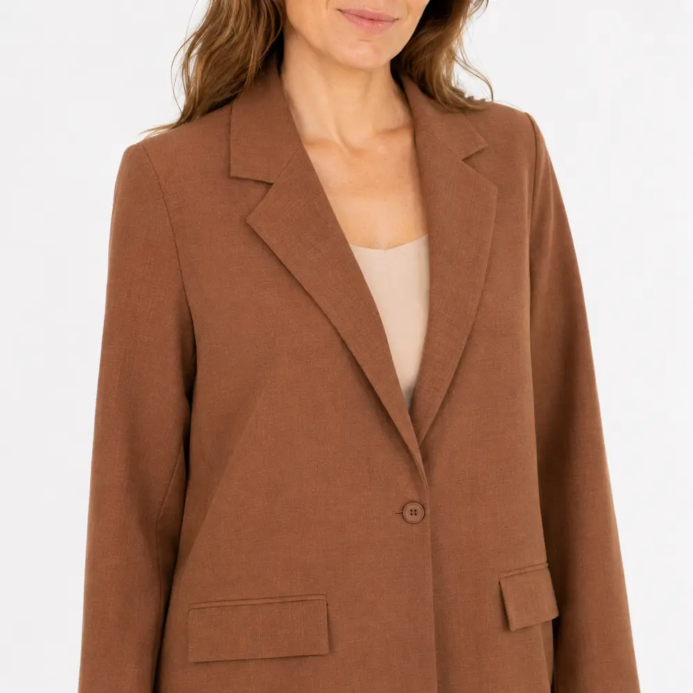 Blazer Feminino Alfaiataria Clássico .A52166