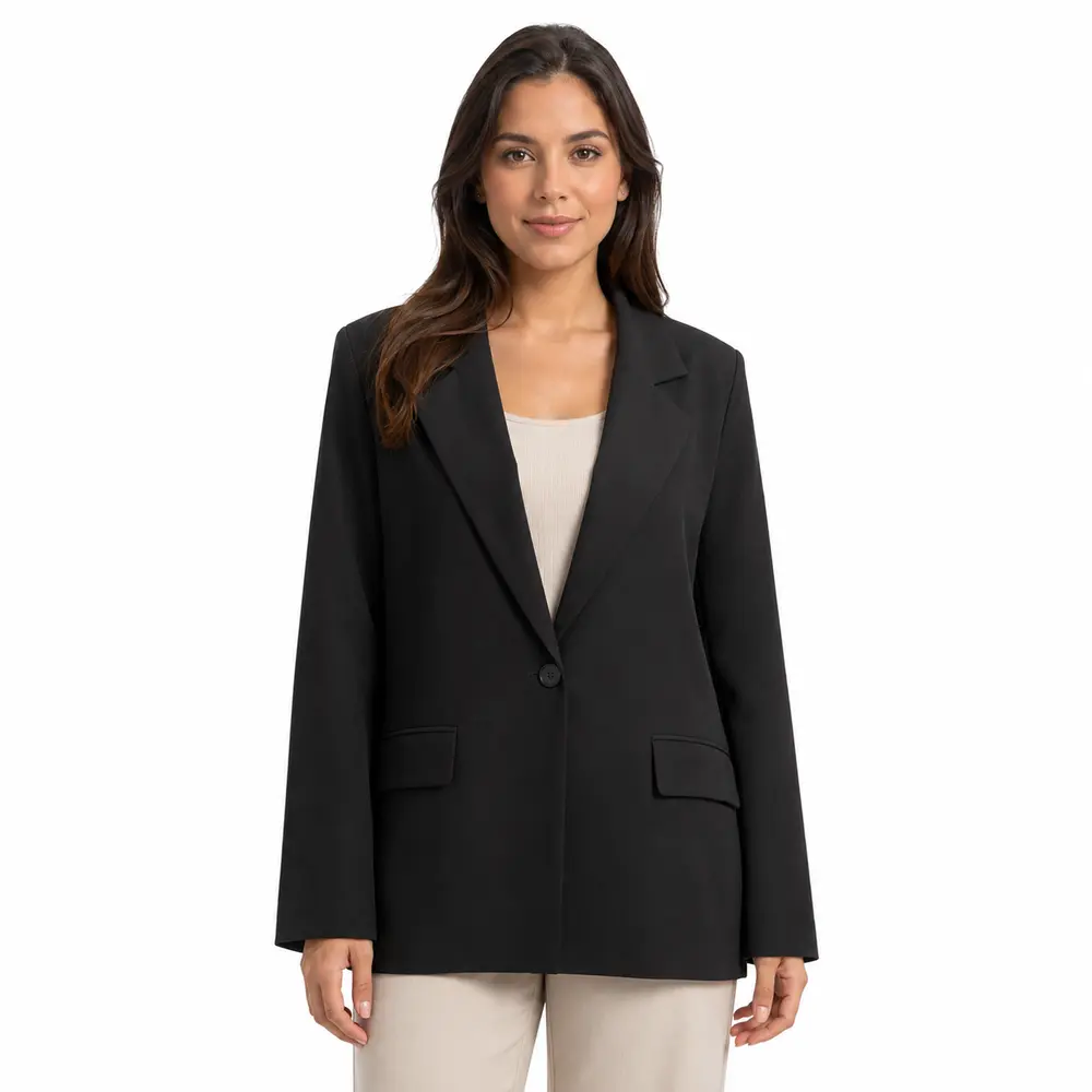 Blazer Feminino Alfaiataria Clássico .A52166