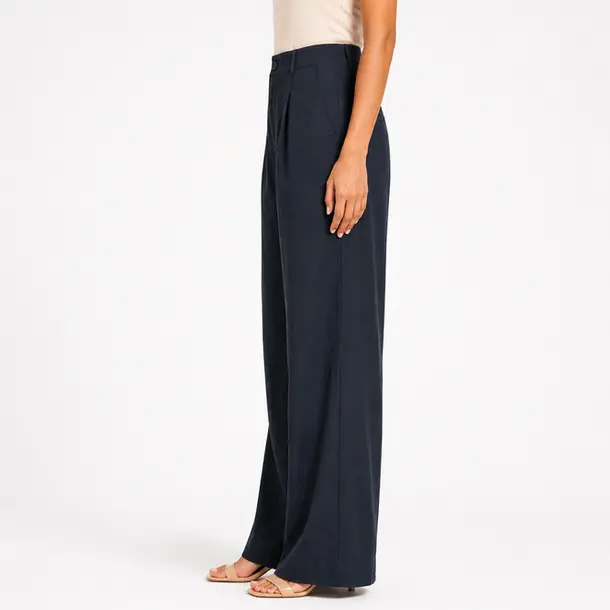 Calça Feminina Pantalona Alfaiataria .A52166C Preto