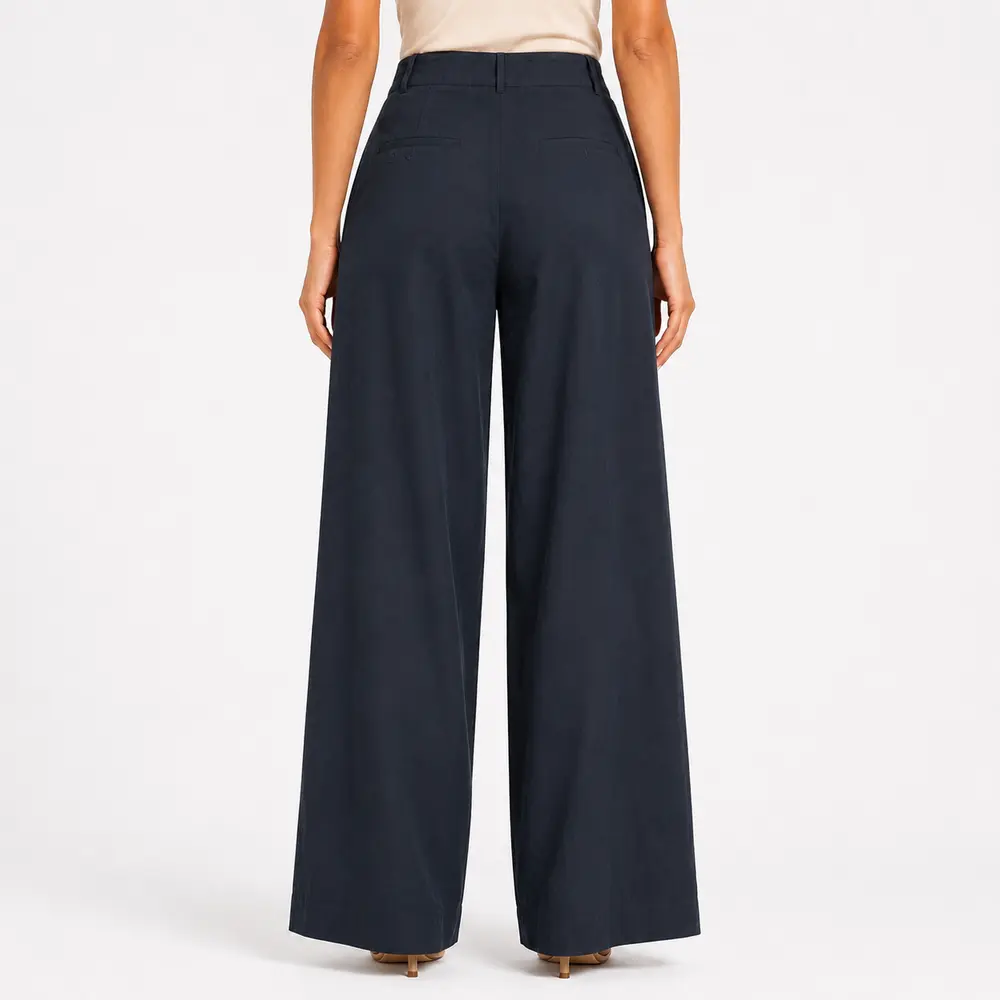 Calça Feminina Pantalona Alfaiataria .A52166C