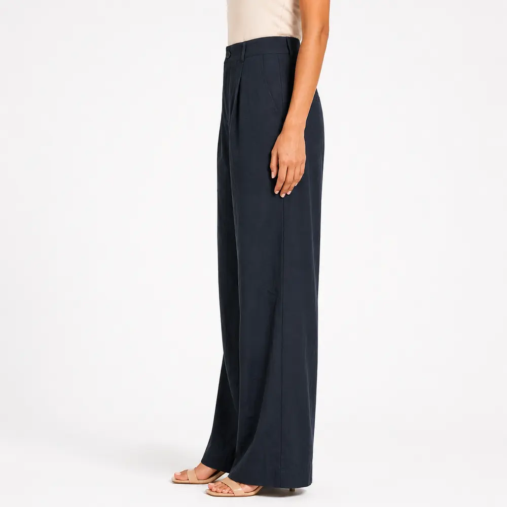 Calça Feminina Pantalona Alfaiataria .A52166C