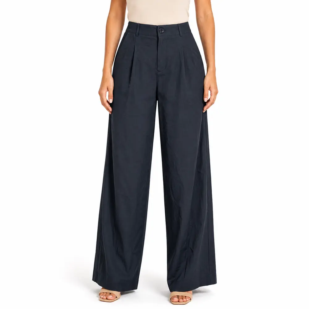 Calça Feminina Pantalona Alfaiataria .A52166C