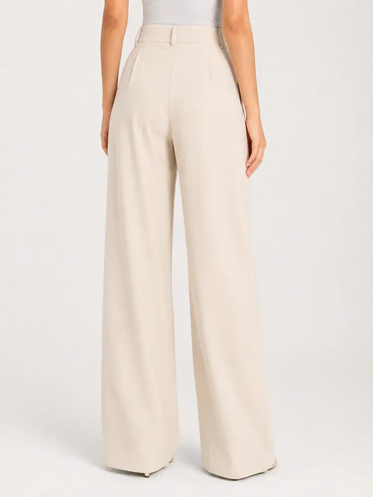 Calça Feminina Pantalona Alfaiataria .A52166C