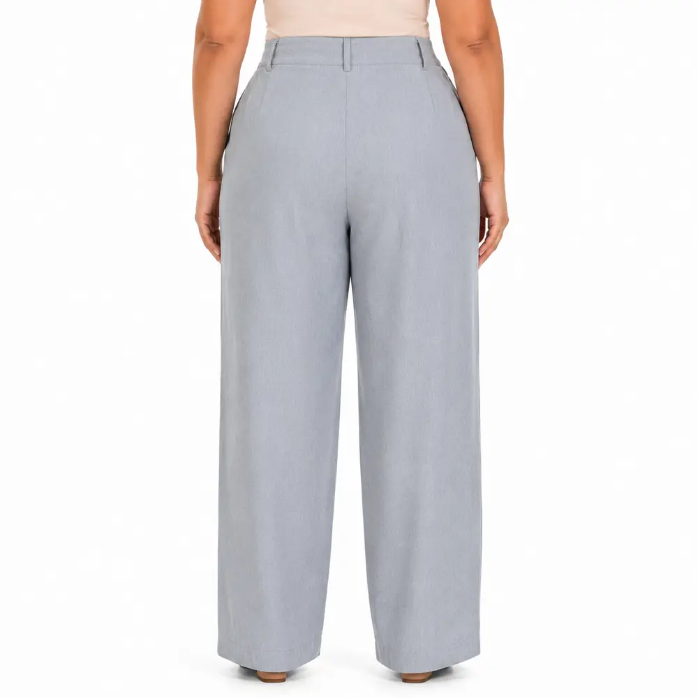 Calça Feminina Pantalona Alfaiataria .A52166C