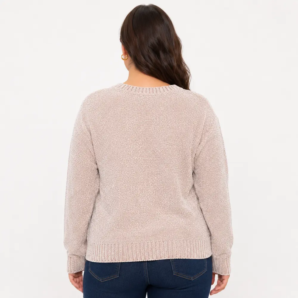 Suéter Feminino Manga Longa Mousse .CJD13