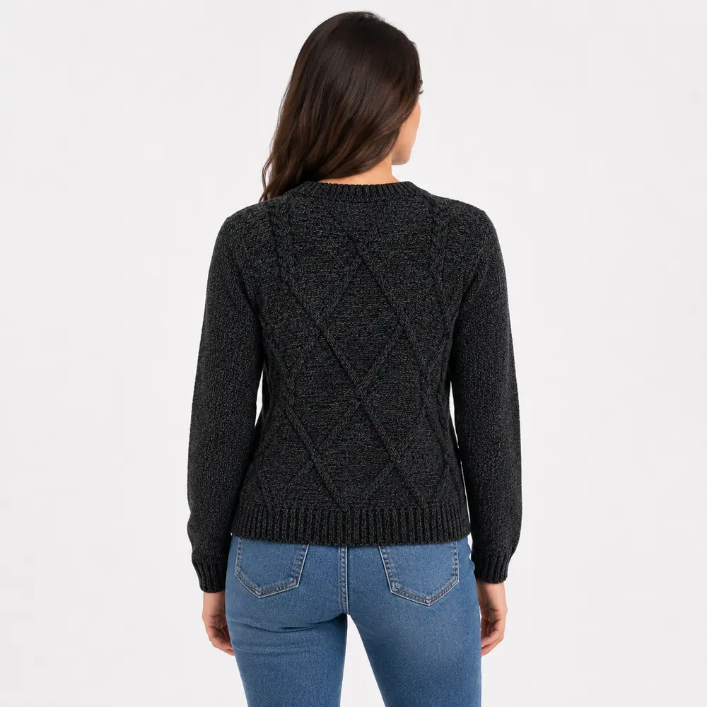 Suéter Feminino Manga Longa Mousse .CJD13