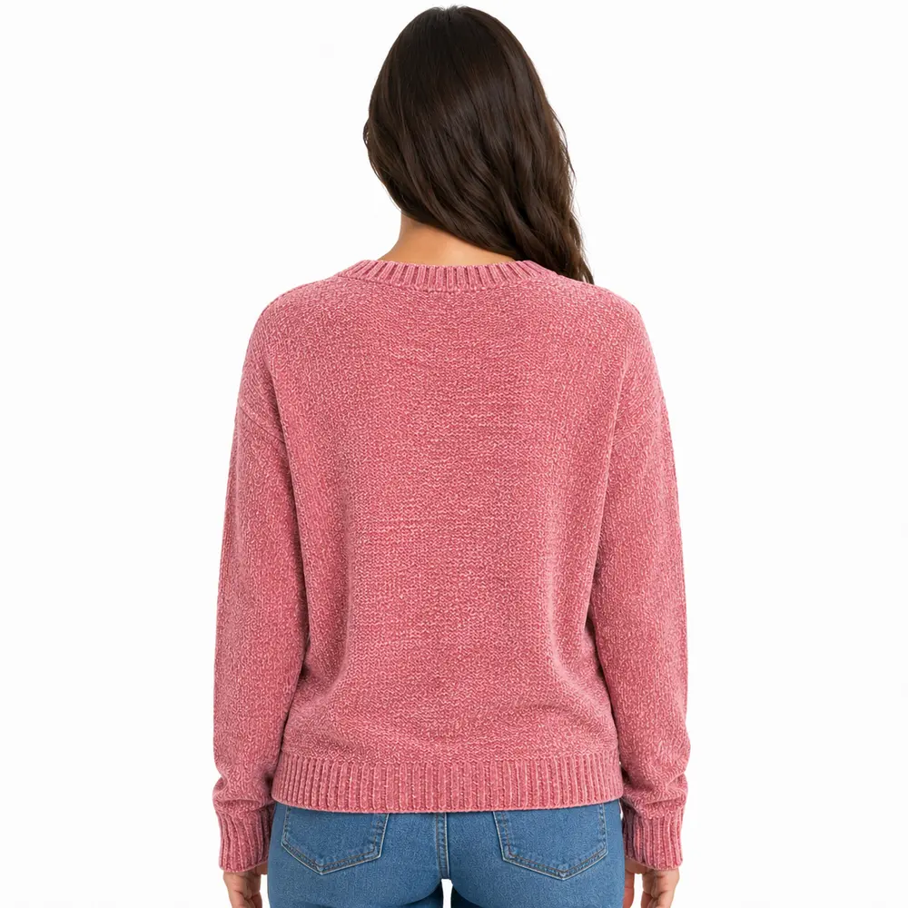 Suéter Feminino Manga Longa Mousse .CJD13