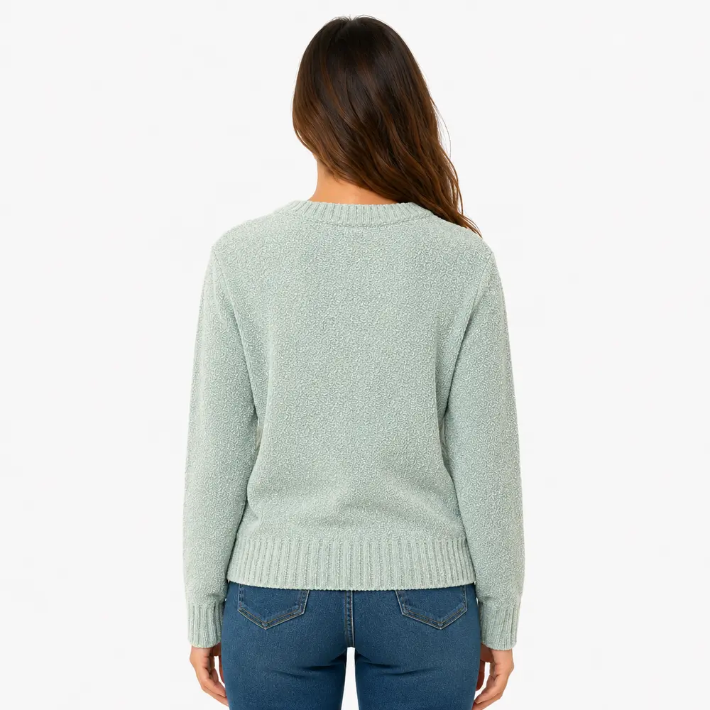 Suéter Feminino Manga Longa Mousse .CJD13
