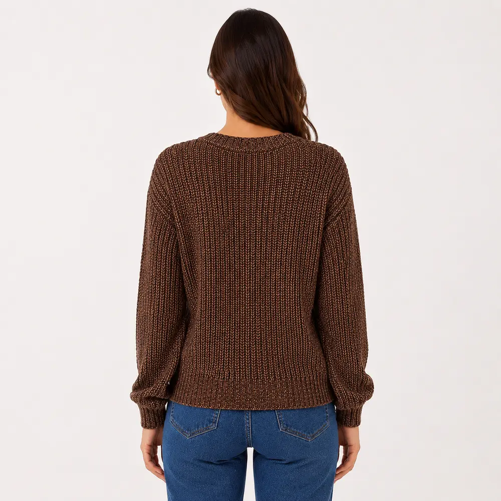 Suéter Feminino Manga Longa Mousse .CJD17