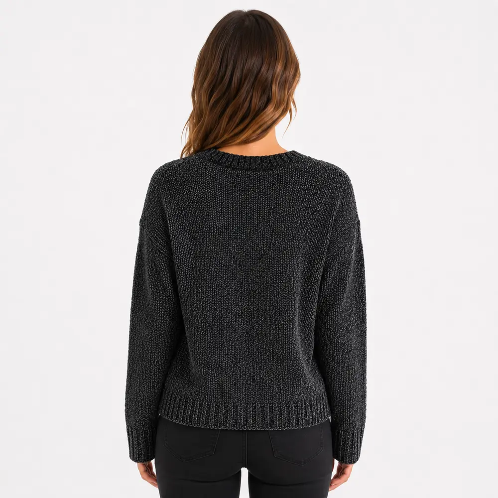 Suéter Feminino Manga Longa Mousse .CJD17