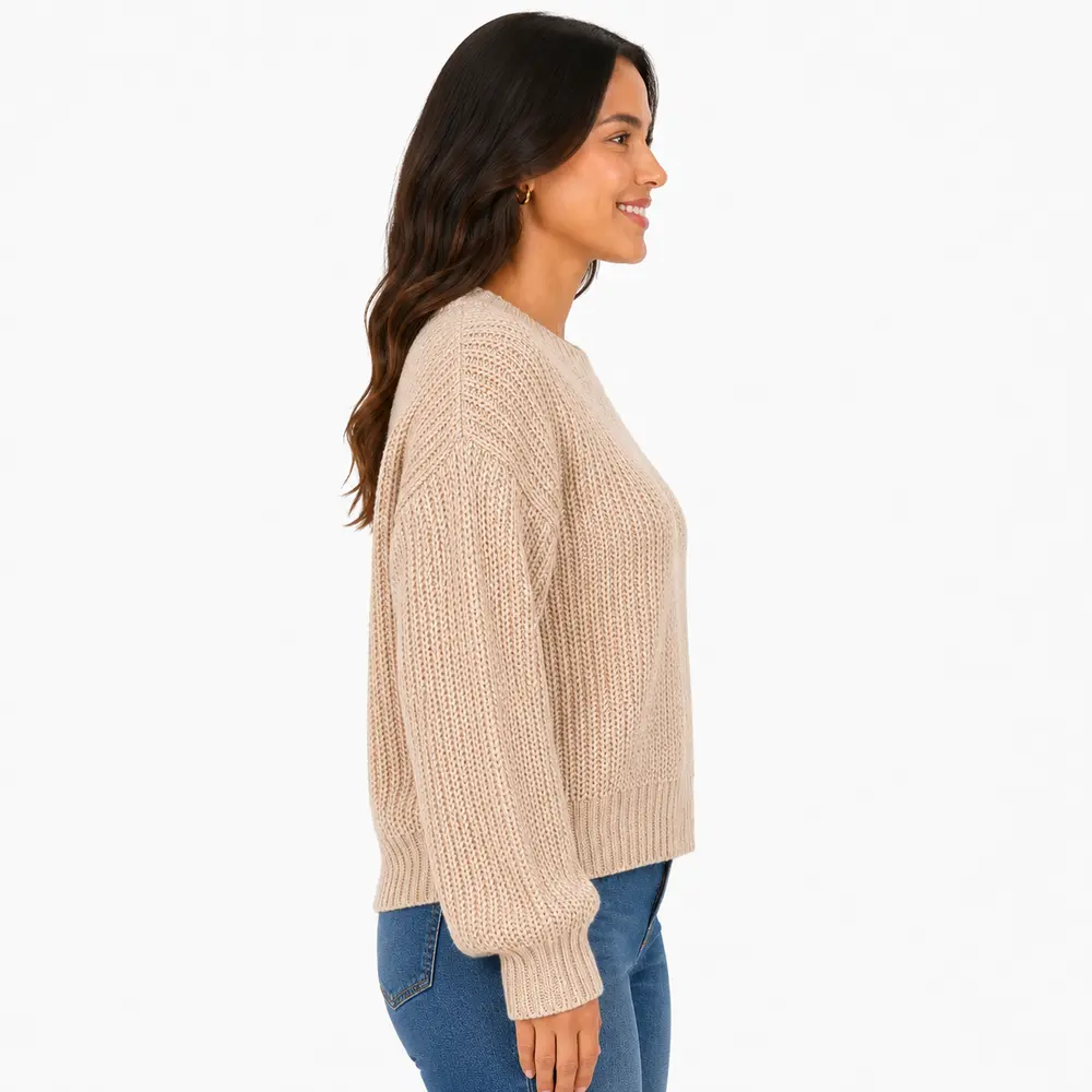 Suéter Feminino Manga Longa Mousse .CJD17