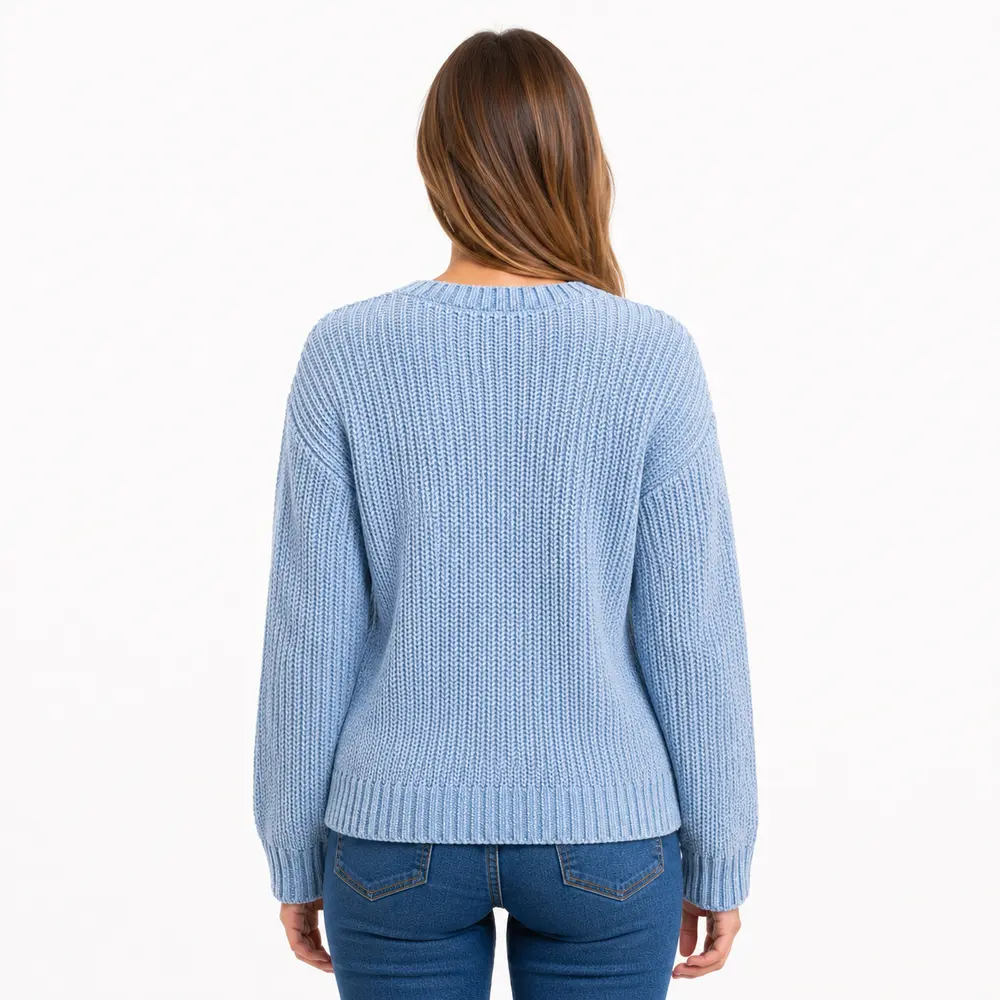 Suéter Feminino Manga Longa Mousse .CJD17