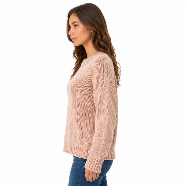 Suéter Feminino Manga Longa Mousse .CJD17 Off