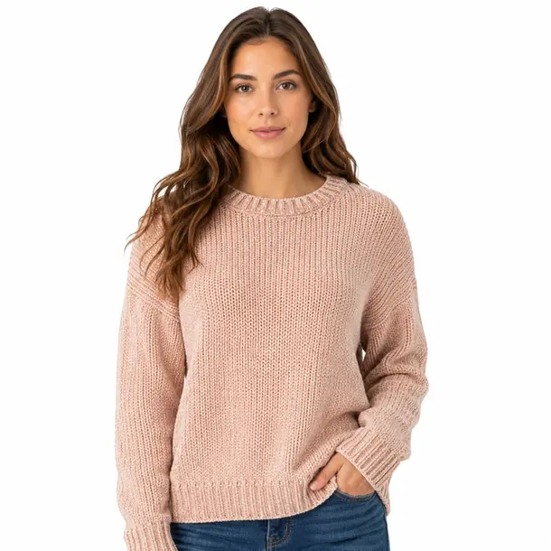 Suéter Feminino Manga Longa Mousse .CJD17 Off