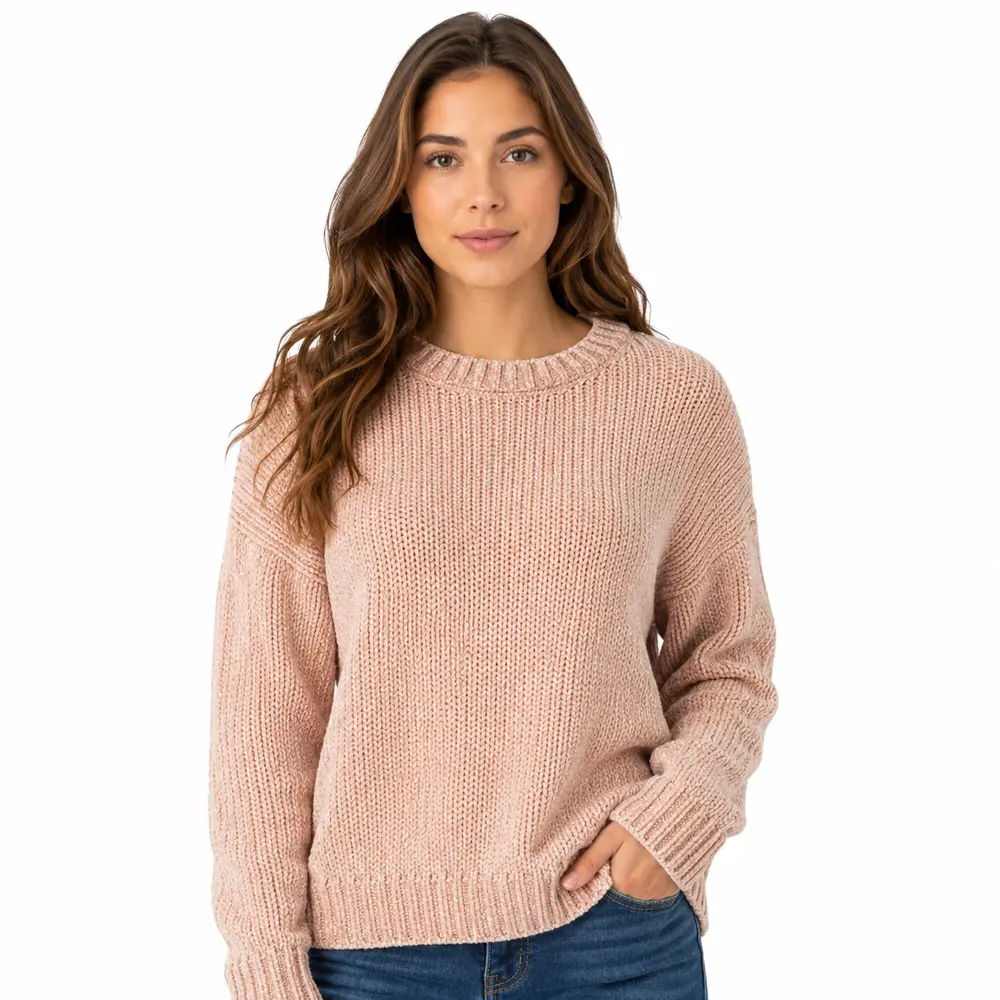 Suéter Feminino Manga Longa Mousse .CJD17