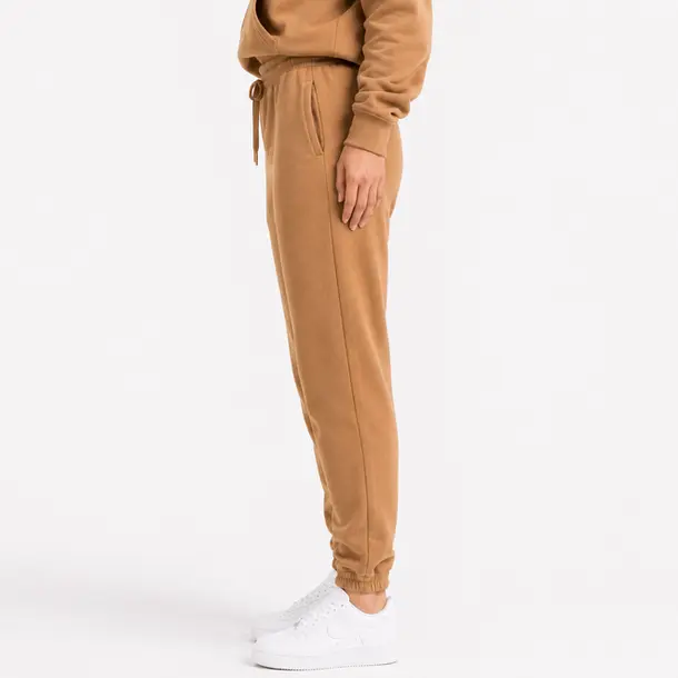 Calça Feminina Moletom Jogger .1002252C Marrom
