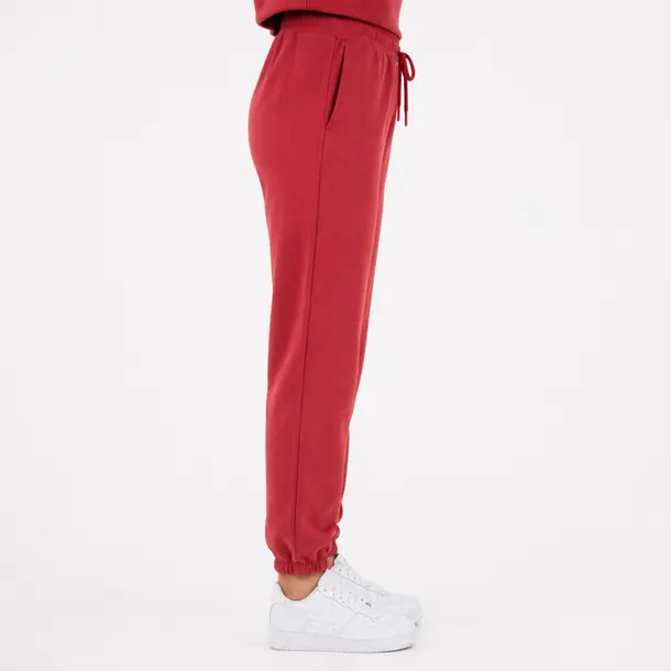 Calça Feminina Moletom Jogger .1002252C Cereja