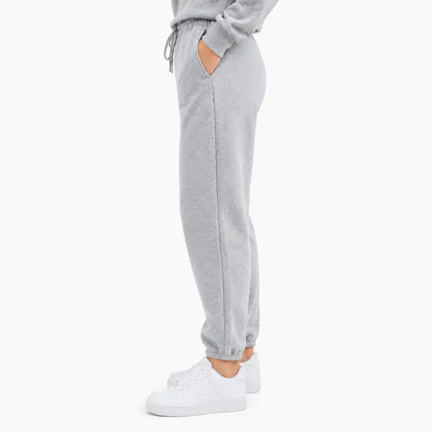 Calça Feminina Moletom Jogger .1002252C Cinza