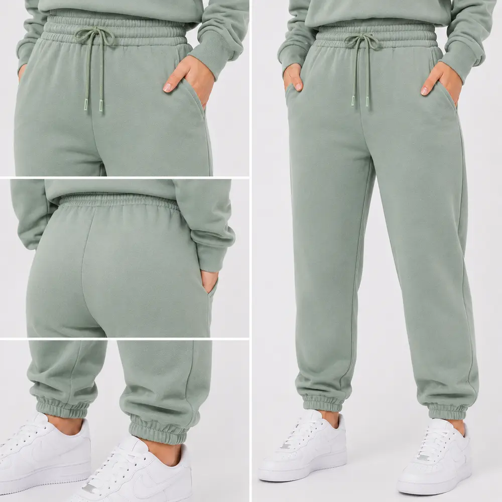 Calca Feminina Moletom Jogger .1002251C