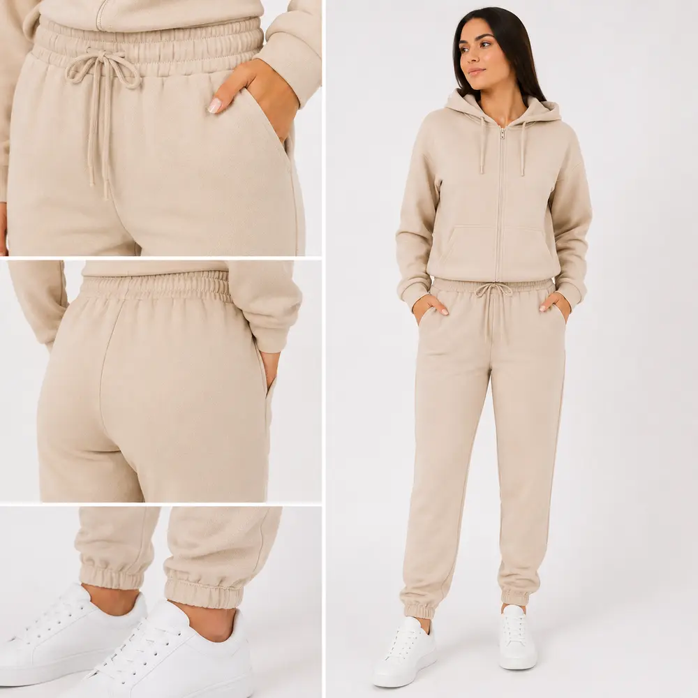 Calca Feminina Moletom Jogger .1002251C