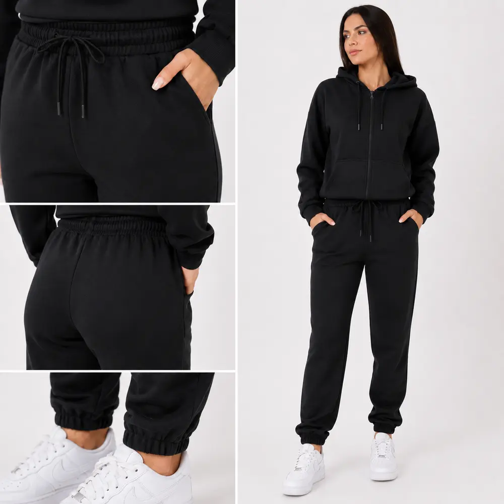 Calca Feminina Moletom Jogger .1002251C