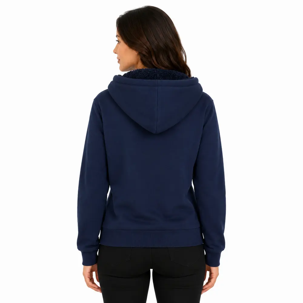 Jaqueta Feminina Moletom com Capuz .1002252B