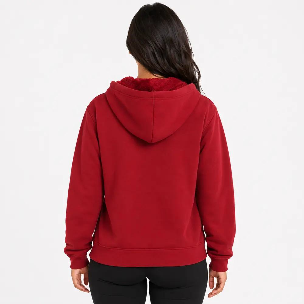 Jaqueta Feminina Moletom com Capuz .1002252B