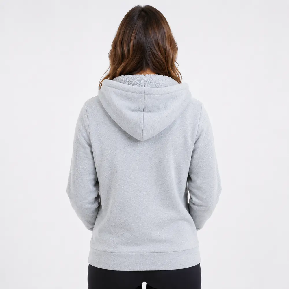 Jaqueta Feminina Moletom com Capuz .1002252B