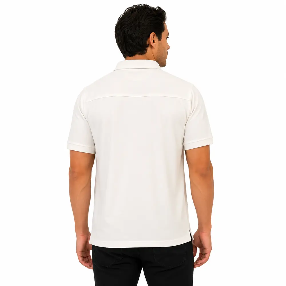 Polo Masculina Manga Curta em Malha .29081704