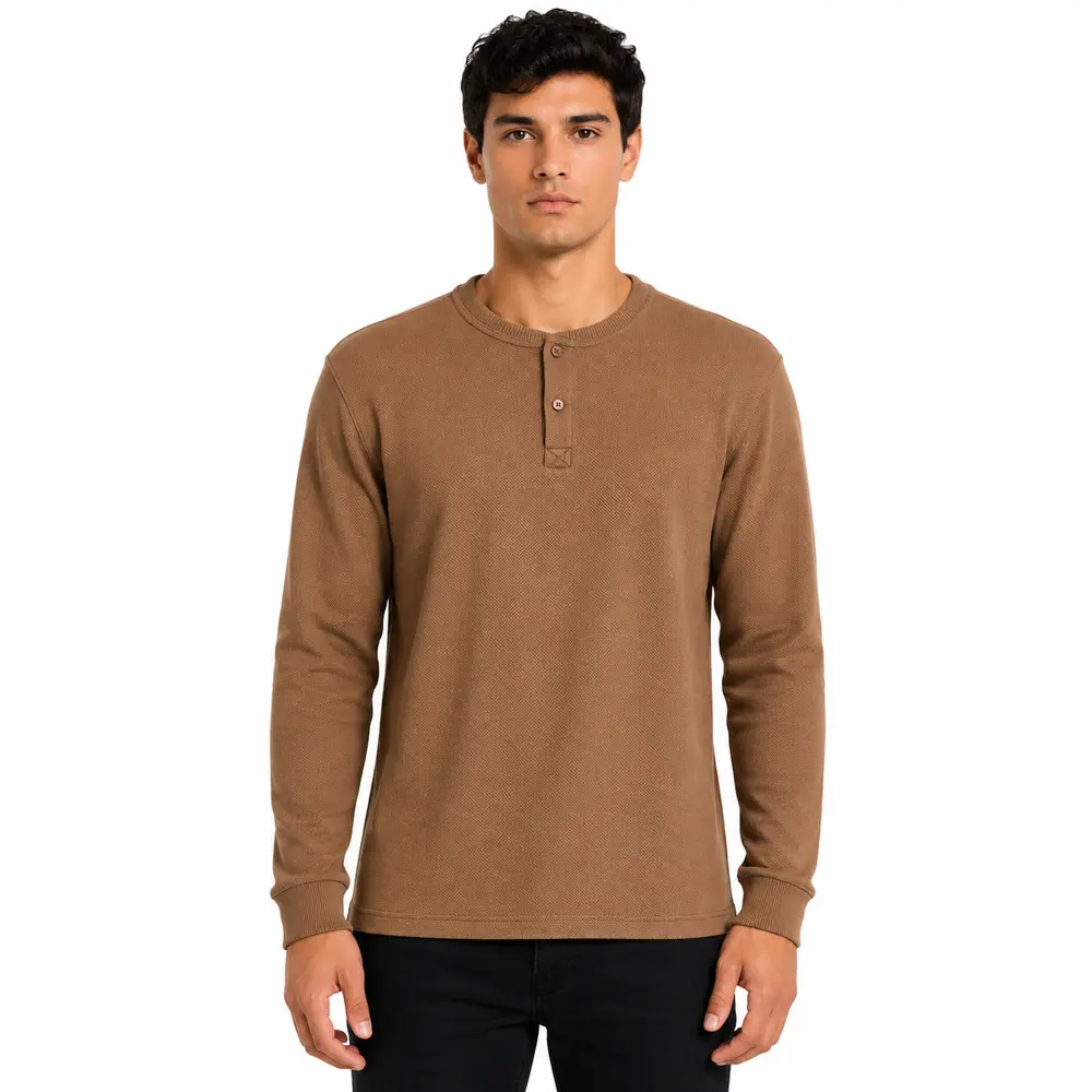 Polo Masc ML Gola Portuguesa Caramelo .29510111