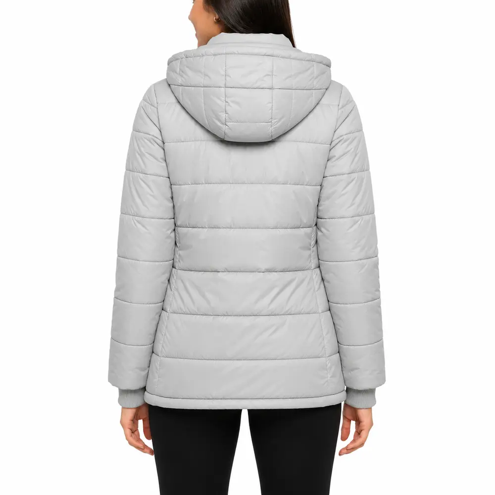 Jaqueta Feminina Nylon Alongada com Capuz .26010178