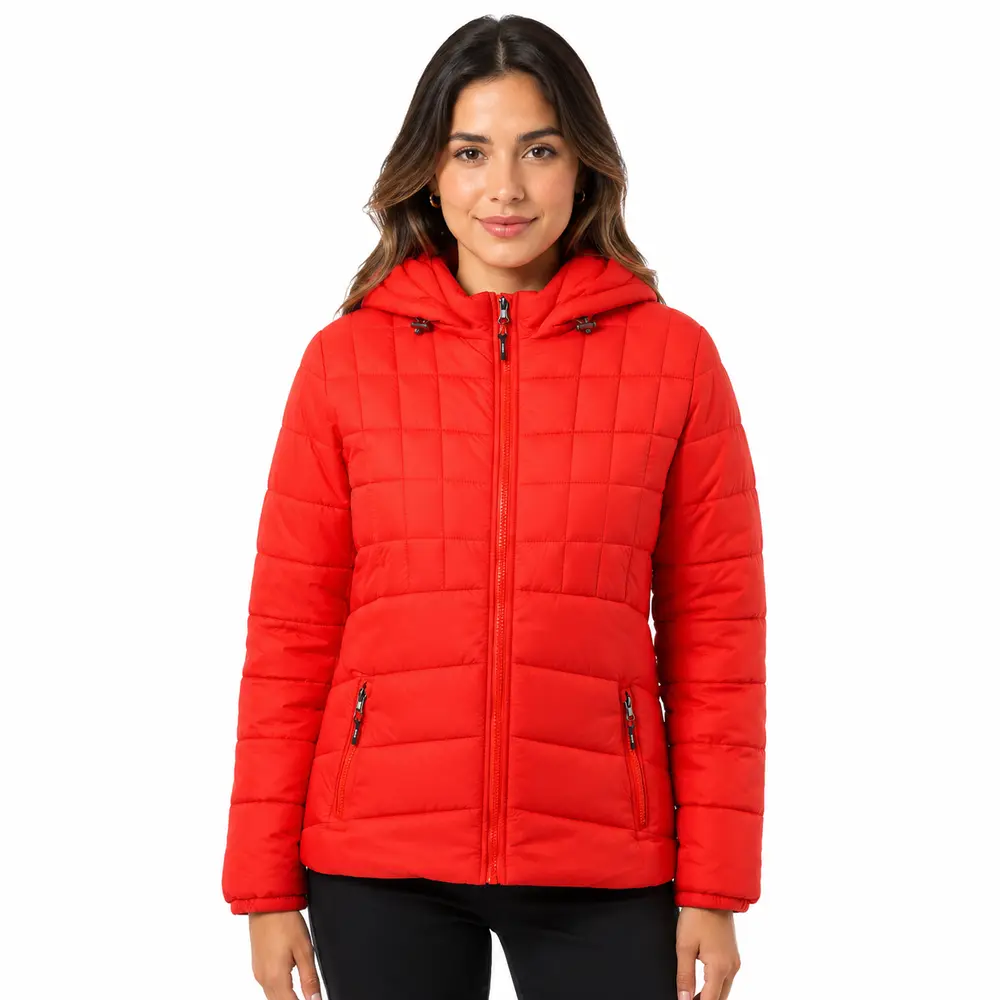 Jaqueta Feminina Nylon Alongada com Capuz .26010178