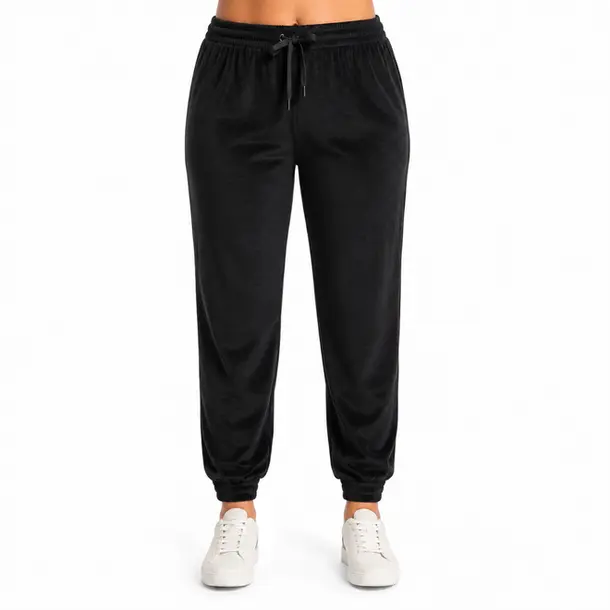 Calca Feminina Plus Plush Jogger .1002319C Preto