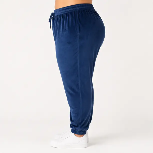 Calca Feminina Plus Plush Jogger .1002319C Marinho