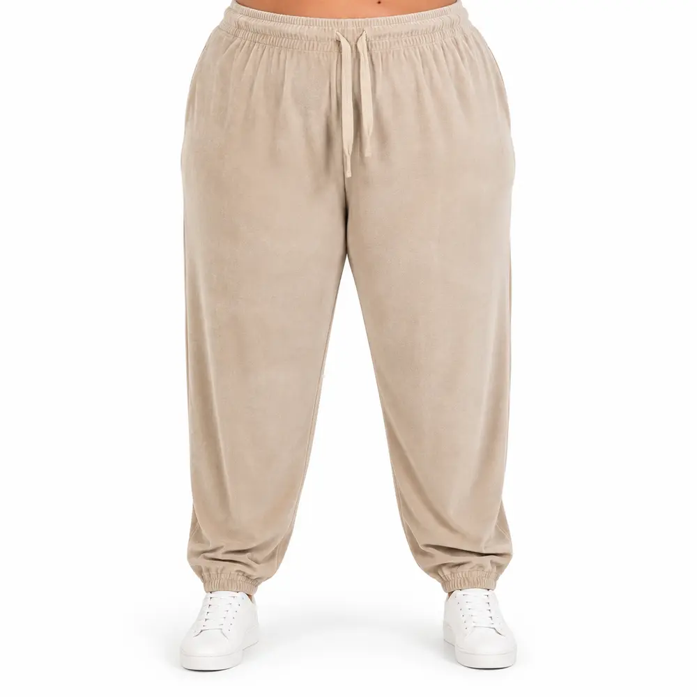Calca Feminina Plus Plush Jogger .1002319C