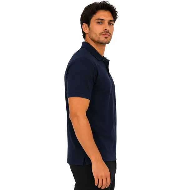 Polo Masculina Manga Curta em Malha .29060094 Noturno