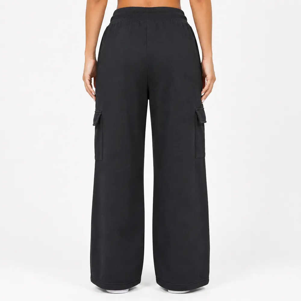 Calça Fem Moletom Wide Carg .FJ3105B