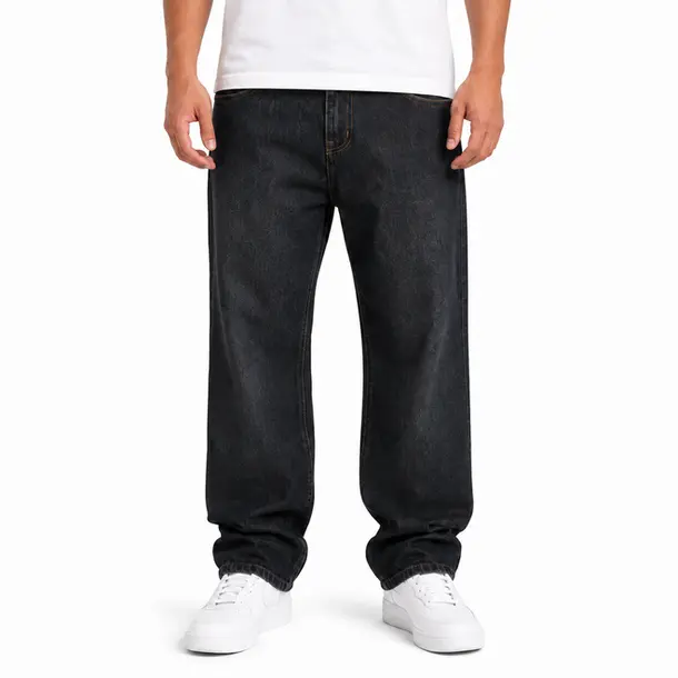 Calça Masculina Jeans Reta .227491 Lav Amaciado Preto