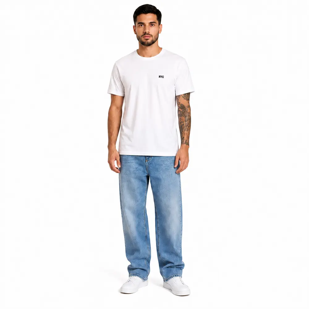 Calça Masculina Jeans Reta .227480