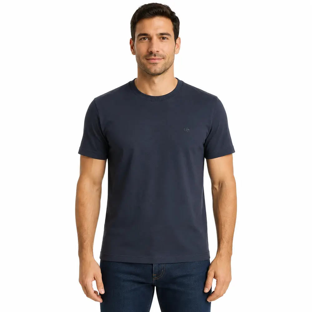 Camiseta Masculina Manga Curta Gola Careca .10210527