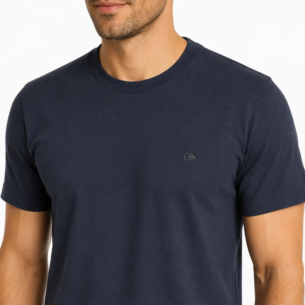 Camiseta Masculina Manga Curta Gola Careca .10210527