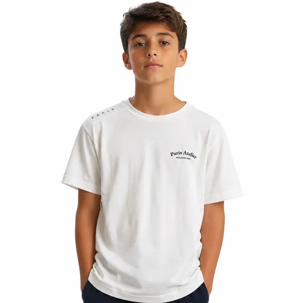 Camiseta Juvenil Masculina Oversized Paris .5054JUV Off White