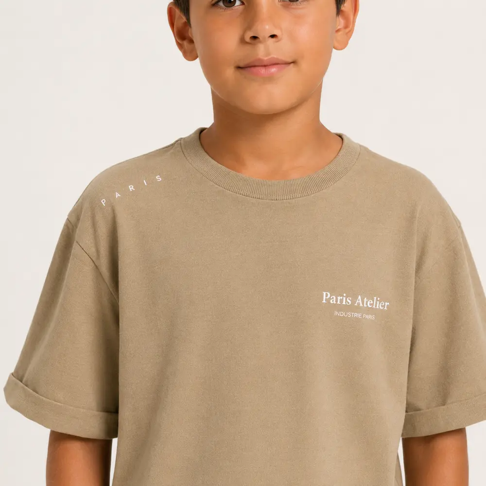 Camiseta Juvenil Masculina Oversized Paris .5054JUV