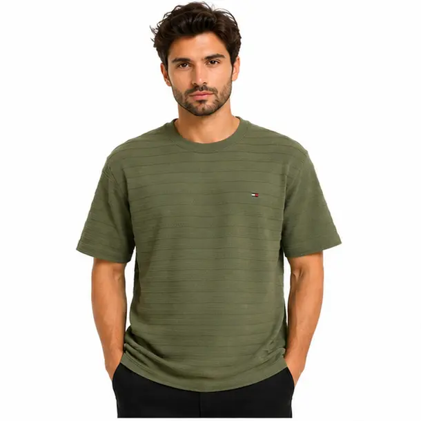 Camiseta Masculina Manga Curta Listrada .9636 Verde