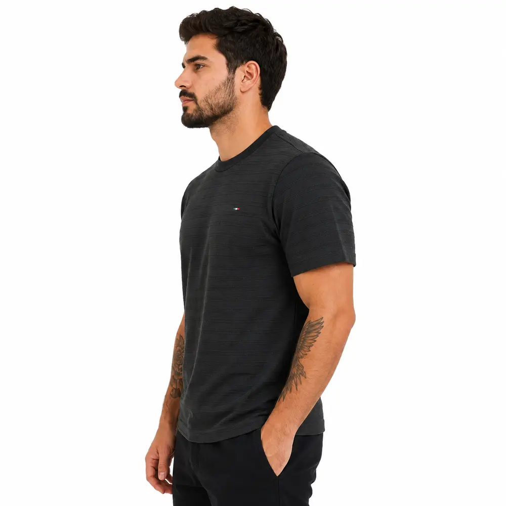 Camiseta Masculina Manga Curta Listrada .9636