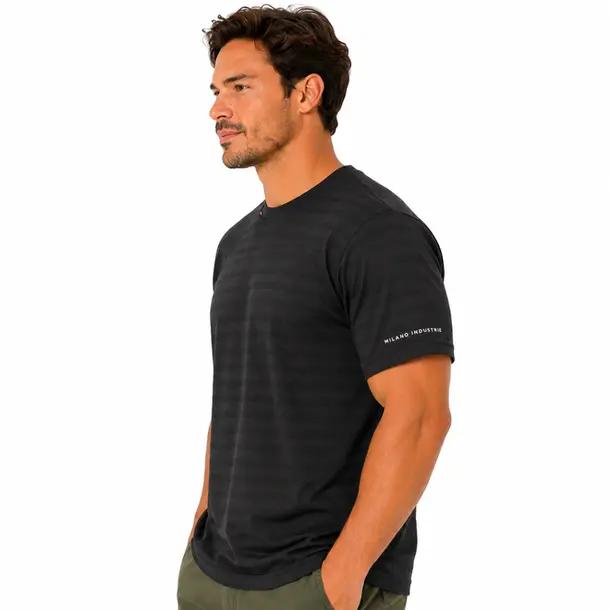Camiseta Masculina Plus Texturizada Paris .6726 Marinho