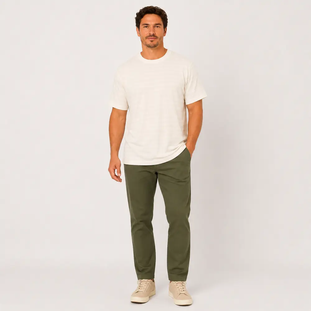 Camiseta Masculina Plus Texturizada Paris .6726