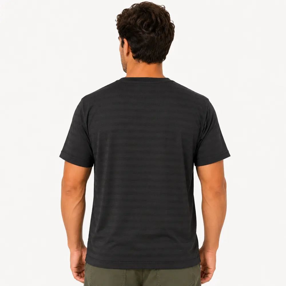 Camiseta Masculina Plus Texturizada Paris .6726