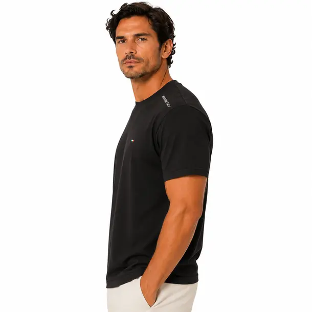 Camiseta Masculina Plus Estampada Itália .6730 Preto